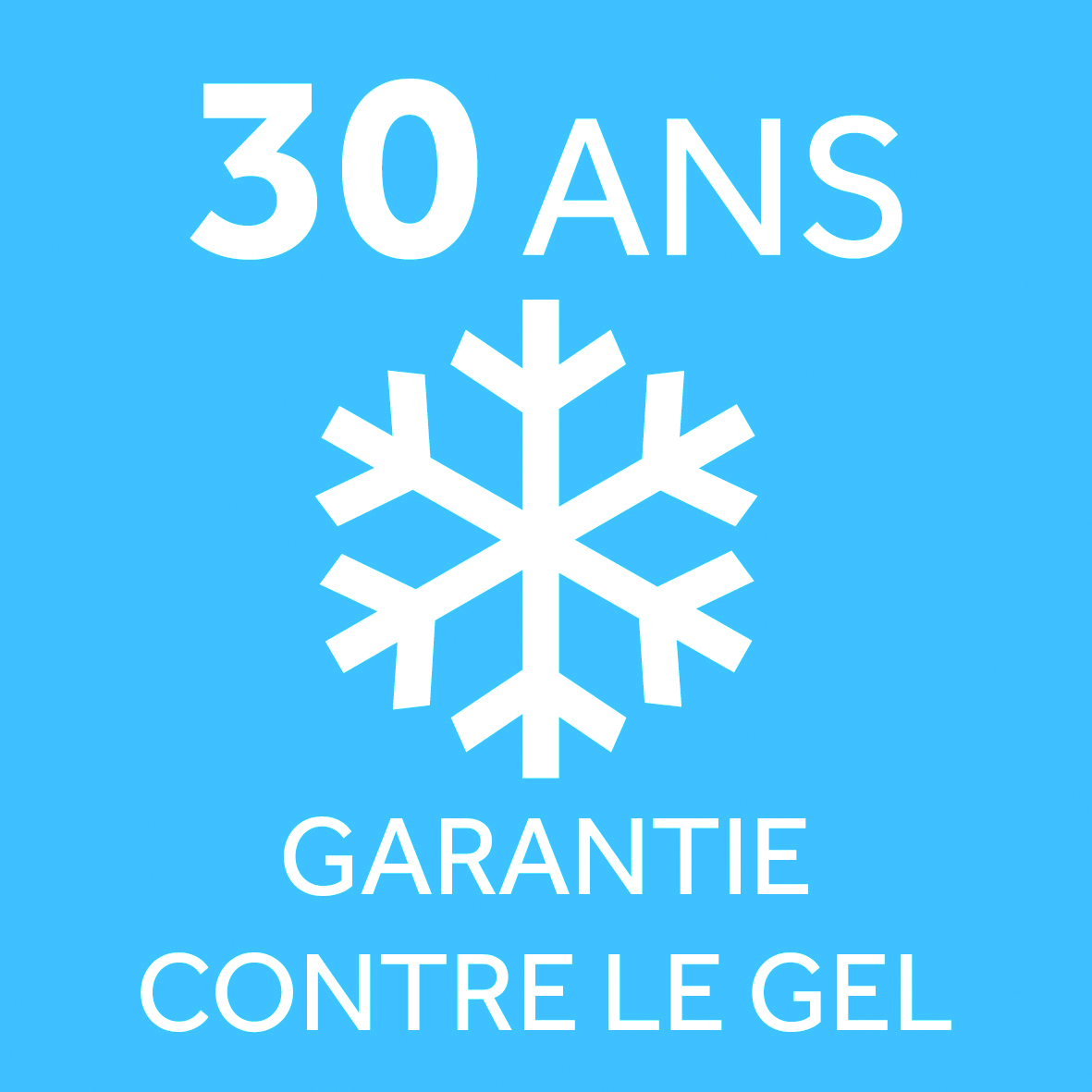 Garantie 30 ans Gel Monier Picto